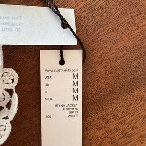 Elie Tahari Lace White cardigan